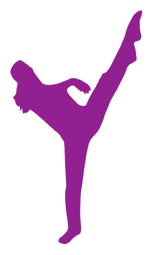 300x500 Dancer Pink Silhouette Public Domain Vectors