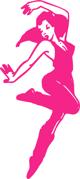 264x589 Pink Dancer Clip Art