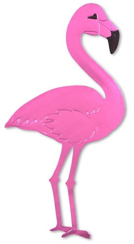 275x500 Pink Flamingo Silhouette