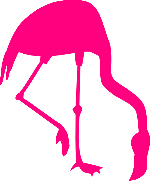 498x600 Pink Flamingo Silhouette Clip Art