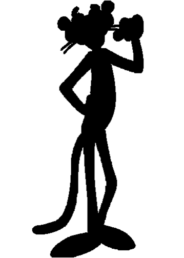 359x503 Pink Panther Silhouette By Zacktv321