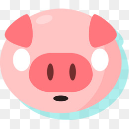 260x260 Red Cartoon Pig Silhouette, Paper Cutting, 21 Zodiac, Pig Png