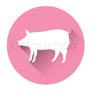 320x320 Vector Illustration Of Pig Giving Thumb Up Stock Vector Colourbox