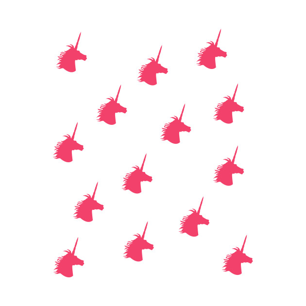 630x630 Pink Unicorn Silhouette Pattern