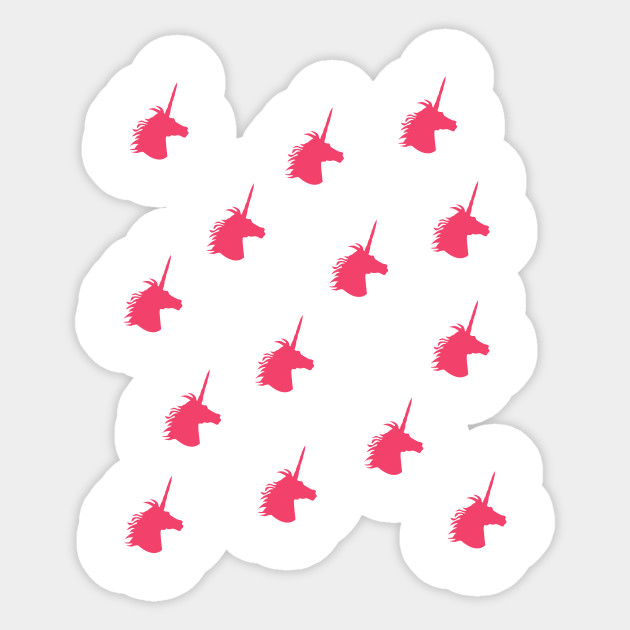 630x630 Pink Unicorn Silhouette Pattern