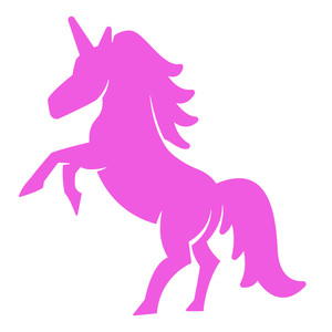 Pink Unicorn Silhouette at GetDrawings | Free download