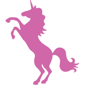 Pink Unicorn Silhouette at GetDrawings | Free download