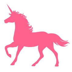 Pink Unicorn Silhouette at GetDrawings | Free download