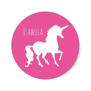 307x307 Unicorn Silhouette Stickers Zazzle