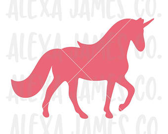 340x270 Unicorn Silhouette Etsy