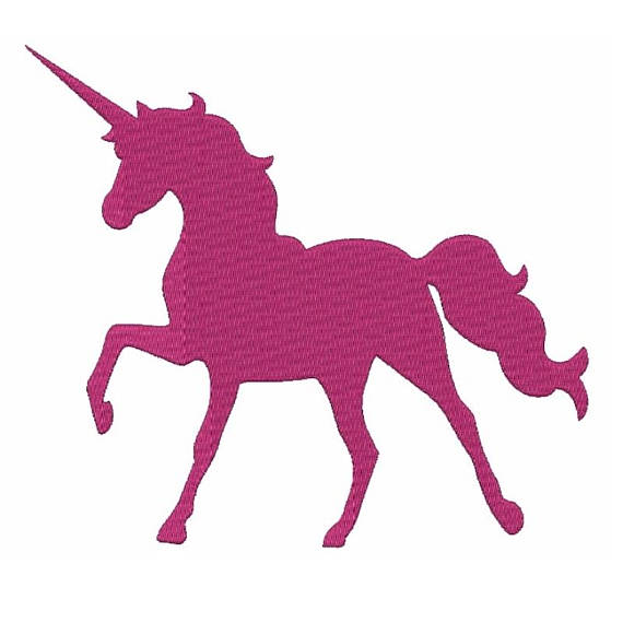 570x570 Unicorn Silhouette Embroidery Machine Design Horse Digital Instant