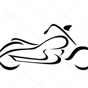 300x300 Photostock Vector Motorcycle Mechanic Silhouette Symbol