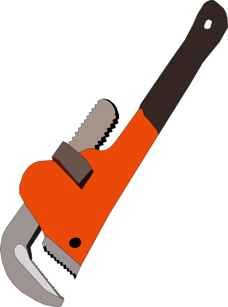 444x599 Pipe Wrench Clipart