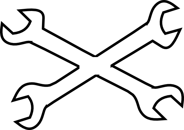 600x426 Two Pipe Wrenches Clip Art