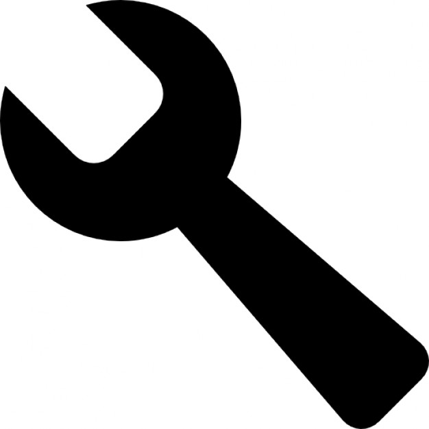 626x626 Wrench Repair Tool Silhouette Icons Free Download