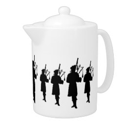260x260 Scottish Piper Teapots Zazzle