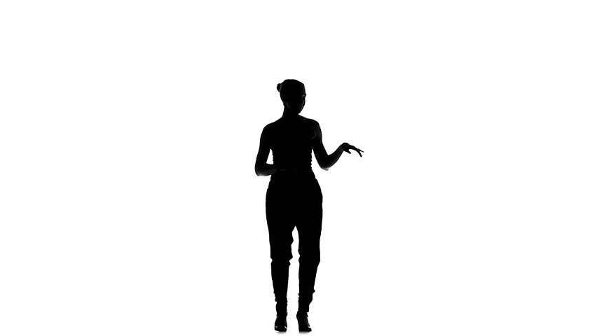 852x480 Young, Cool Girl, Woman Social Latin Dancer Making Moving Dancing