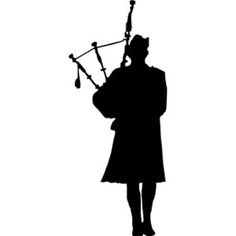 236x236 Bagpipe Player Silhouette Vinyl Decal Where I'M