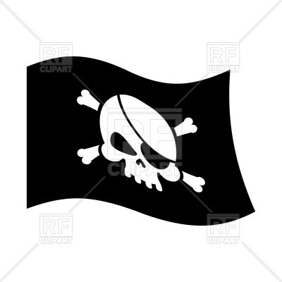 Pirate Flag Silhouette At Getdrawings 