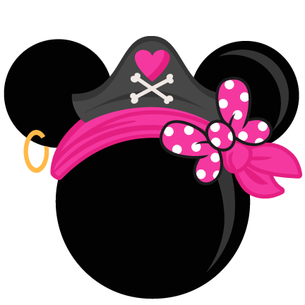 432x432 Girl Pirate Mouse Head Freebies Free Svg Files For Scrapbooking