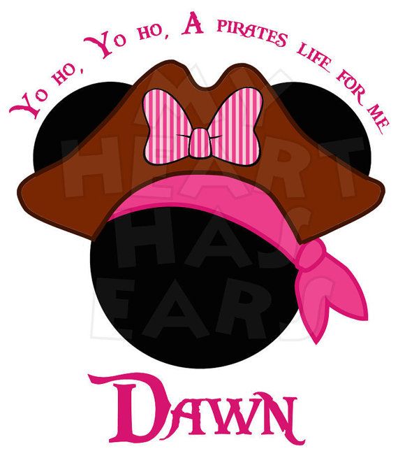 570x675 Printable Diy Pirate Minnie Mouse 2 Personalized By Myhearthasears