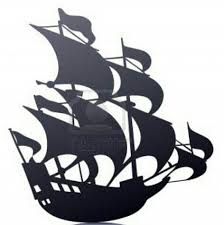 224x225 Pirate Ship Silhouette