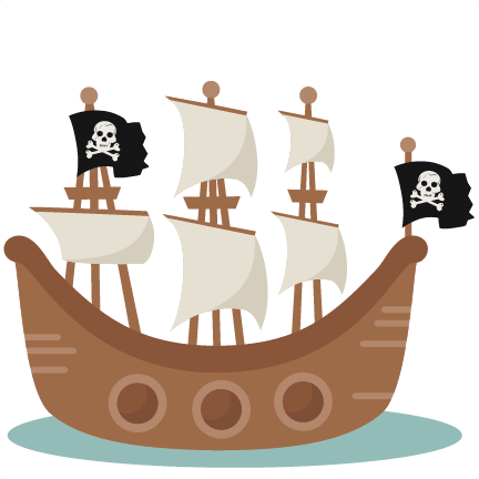 432x432 Pirate Ship Svg Scrapbook Cut File Cute Clipart Clip Art Files