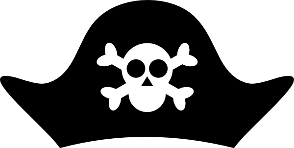 600x304 Pirate Hat Clip Art