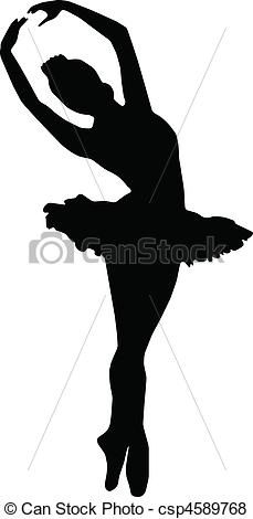 229x470 Drawn Ballet Silhouette