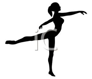300x257 Image Silhouette Of A Ballerina