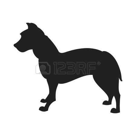 450x450 Pitbull Clipart Shadow