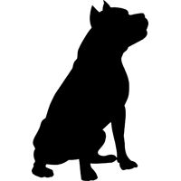 200x200 Pitbull Silhouette Printables Free Silhouettes