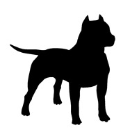200x200 New Custom Car Window Wall Vinyl Decal Sticker Pit Bull Dog