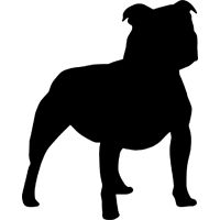 200x200 Pitbull Silhouette