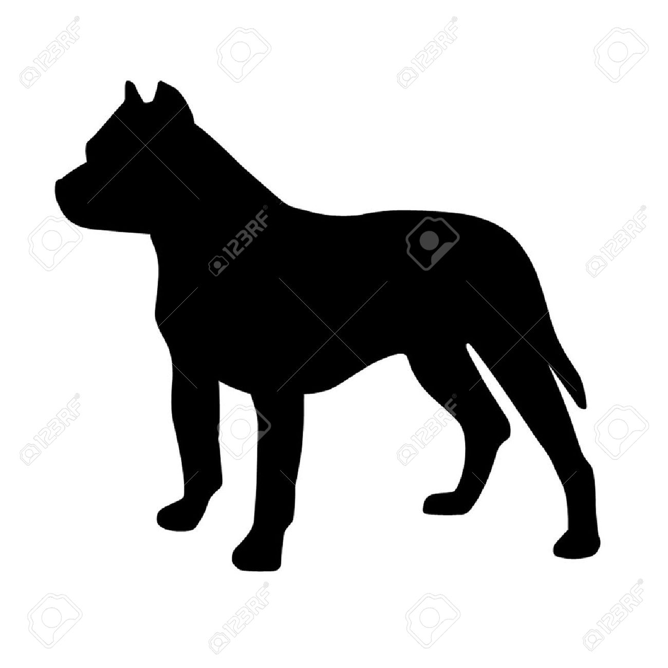 1300x1300 Shadows Clipart Pitbull