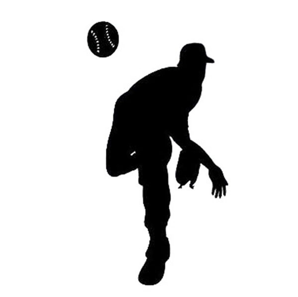 Pitcher Silhouette at GetDrawings | Free download