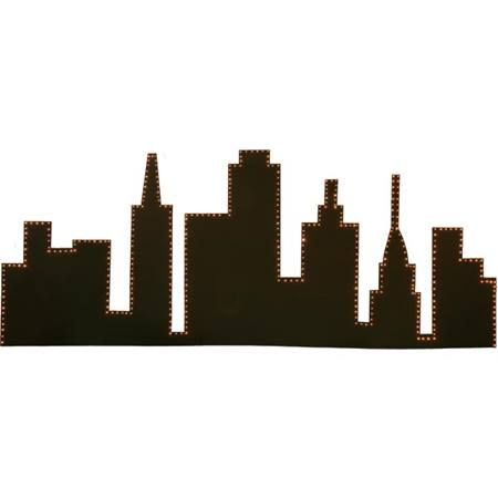 450x450 City Skyline Silhouette Kit 8th Grade Dance Ideas
