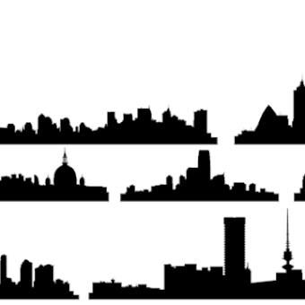 340x340 Pittsburgh Skyline Vectors Download Free Vector Art Amp Graphics