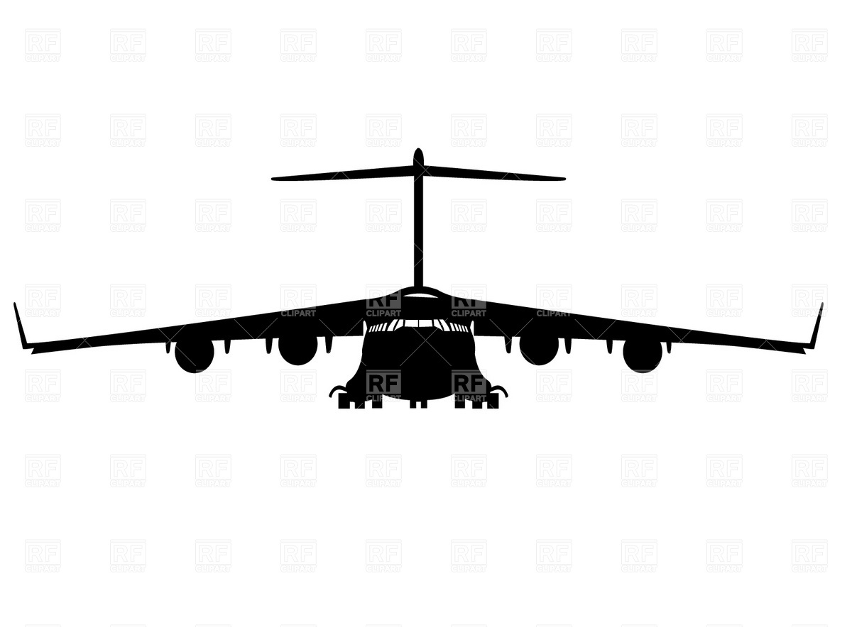 1200x884 Military Air Plane Silhouette Royalty Free Vector Clip Art Image