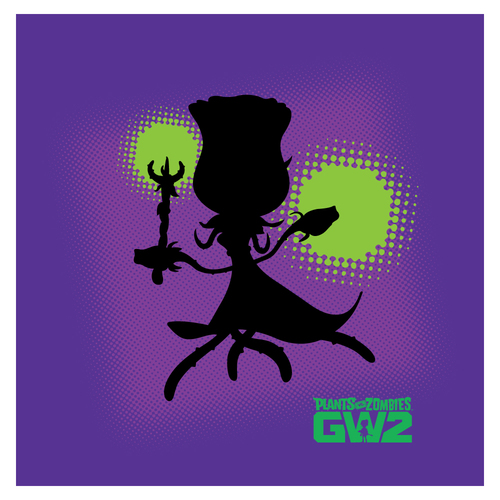 500x500 Plants Vs. Zombies Garden Warfare 2 Gw2 Rose Silhouette