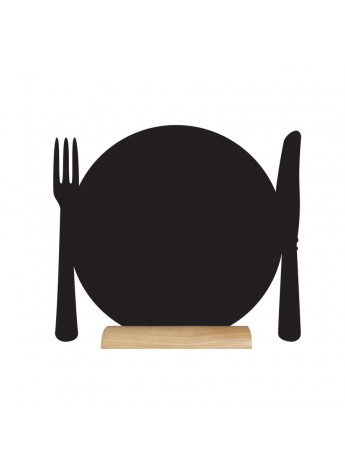 345x472 Securit Silhouette Table Chalk Board