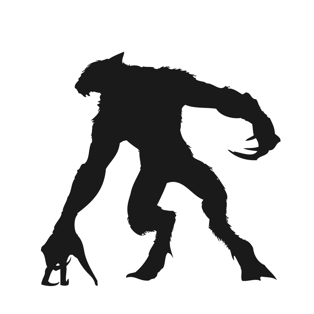 1042x1042 Werewolf Silhouette Silhouettes Werewolves