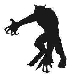 250x250 Werewolf Silhouette Silhouettes Werewolves