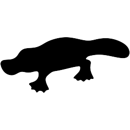 263x262 Platypus Silhouette Platypus