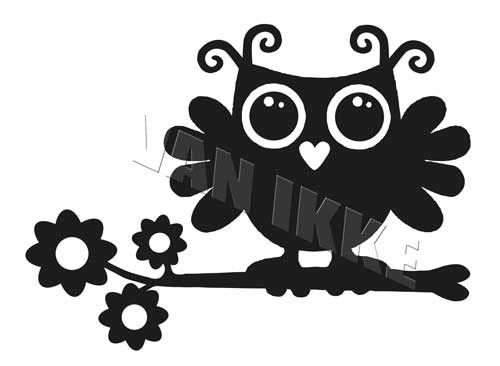 500x366 Pin By Pollyanna.is Webstore On Owl Silhouette