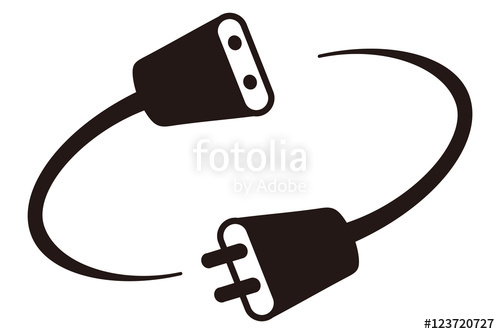 500x334 Plug Silhouette Cable Stock Image And Royalty Free Vector Files