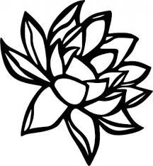 216x234 Plumeria Flower Die Cut Vinyl Decal Pv1355 Flower, Silhouettes