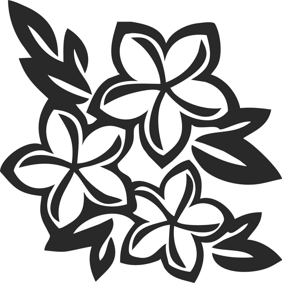1200x1201 Flower Patterns Outlines Amp Silhouettes Flower