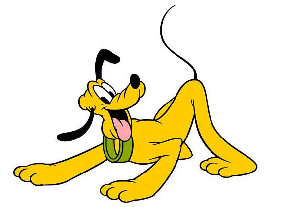 570x420 Pluto Svg File, Svg Cutting File, Disney Svg File, Svg