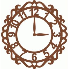 236x236 Clevercut.co.uk Printables Emporium Clocks